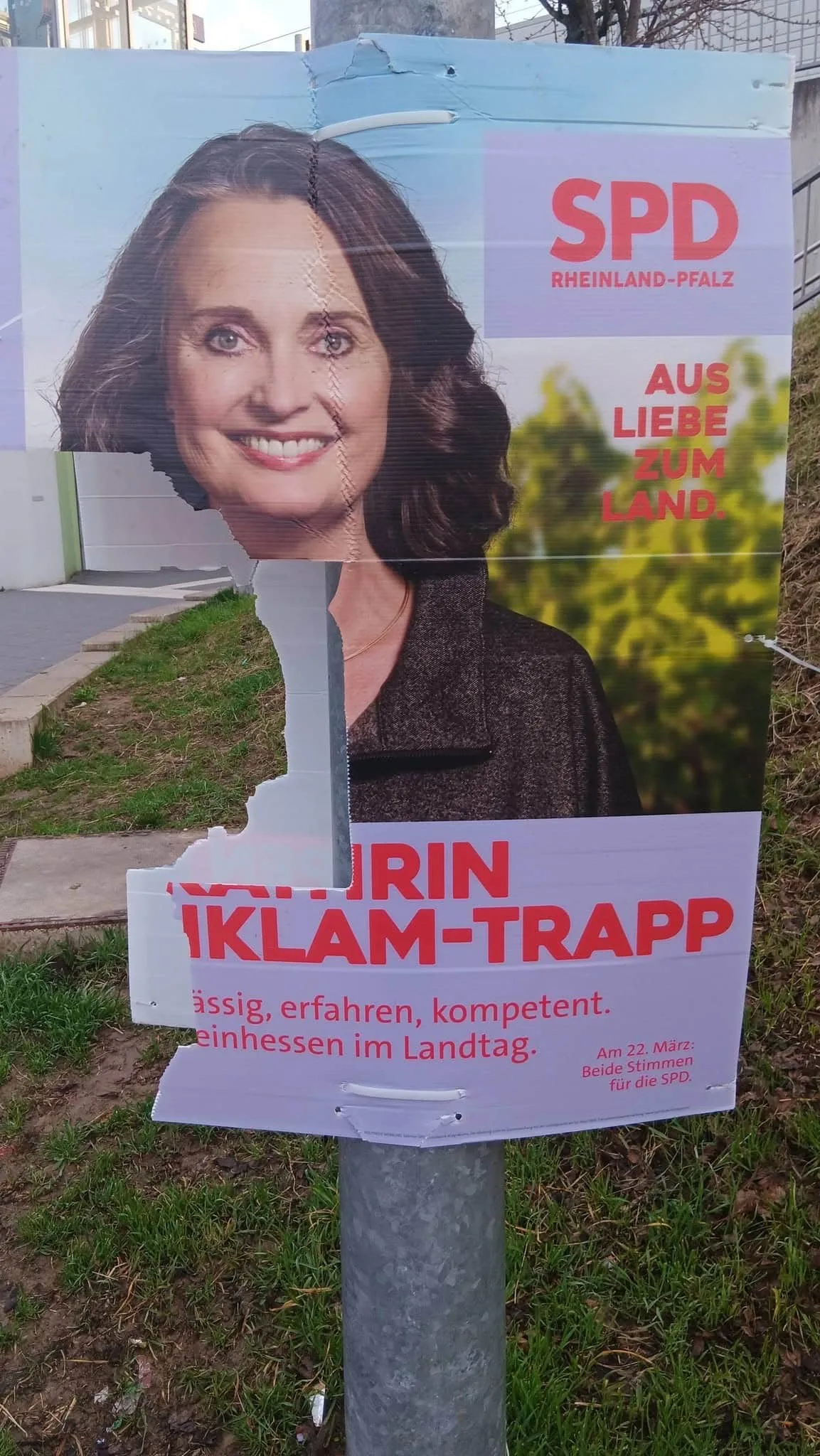 Demokratie braucht Respekt: SPD Nierstein und Schwabsburg reagiert auf massive Plakatzerstörungen
