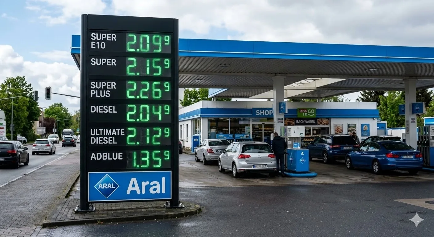 Tanken bleibt teuer: Preise leicht rückläufig, ADAC plädiert für Steuersenkung