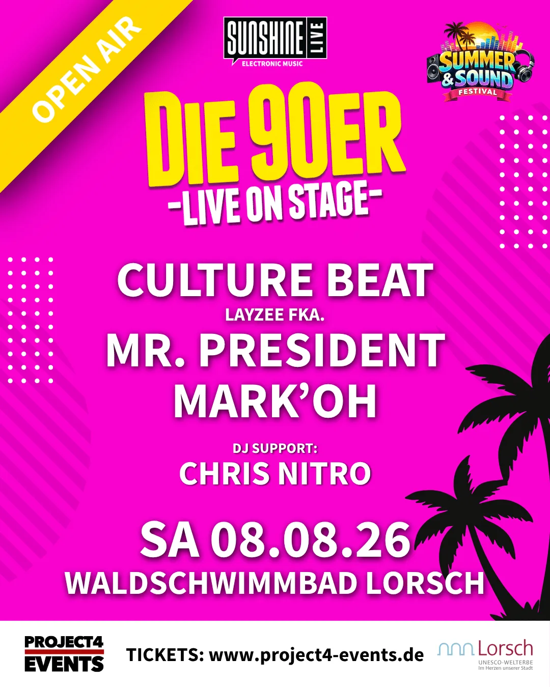 90er-Vibes, fette Beats & Open-Air-Ekstase: Lorsch wird zur Dance-Arena des Sommers 2026