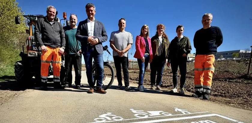 Erstes Piktogramm in Alzey: Kampagne „Gemeinsam mit Rücksicht“ gestartet