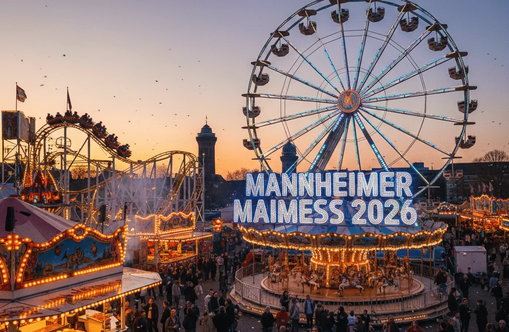 Lichter, Fahrgeschäfte, Stimmung: Maimess auf dem Neuen Messplatz
