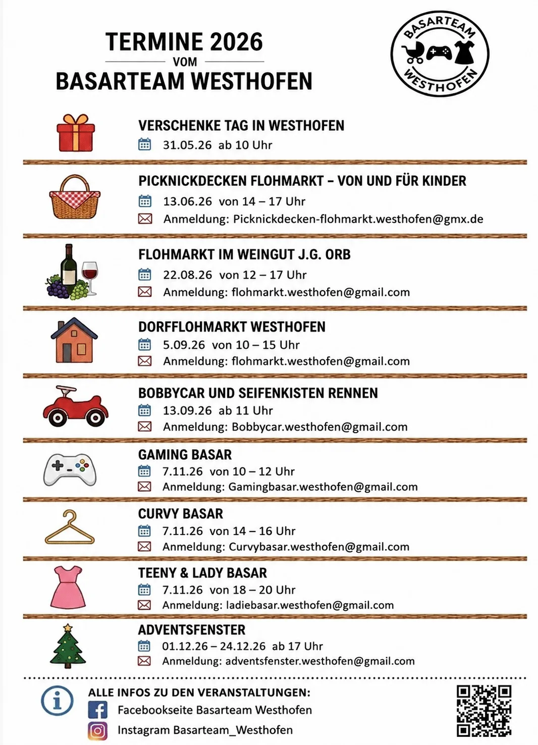 Westhofen 2026: Hier schlägt das Herz der Dorfgemeinschaft – Basarteam präsentiert Eventjahr voller Highlights