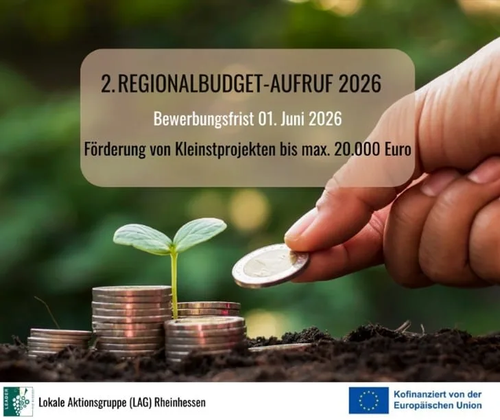 LEADER-Region Rheinhessen startet zweiten Aufruf für Regionalbudget