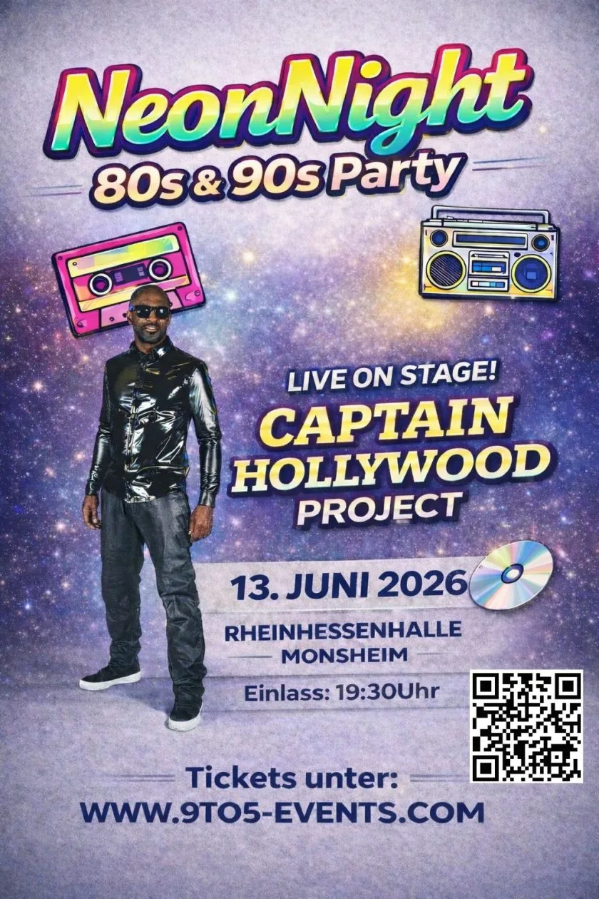 Neon, Nostalgie und Partyfeeling pur: Monsheim feiert die große 80er- und 90er-Nacht