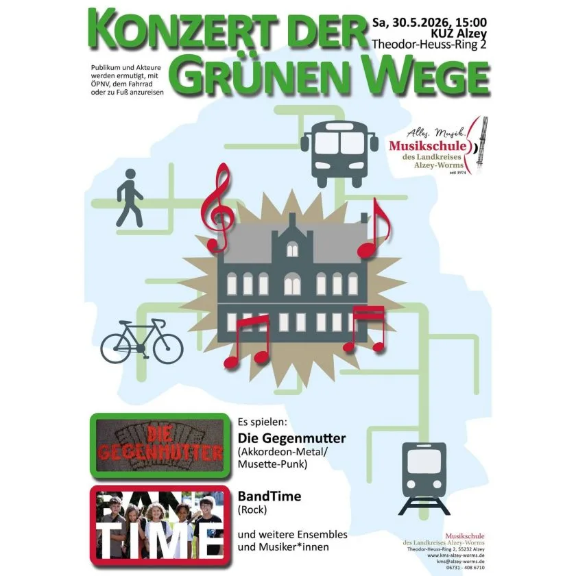 Musik trifft Mobilität: Konzert der „Grünen Wege“ in Alzey
