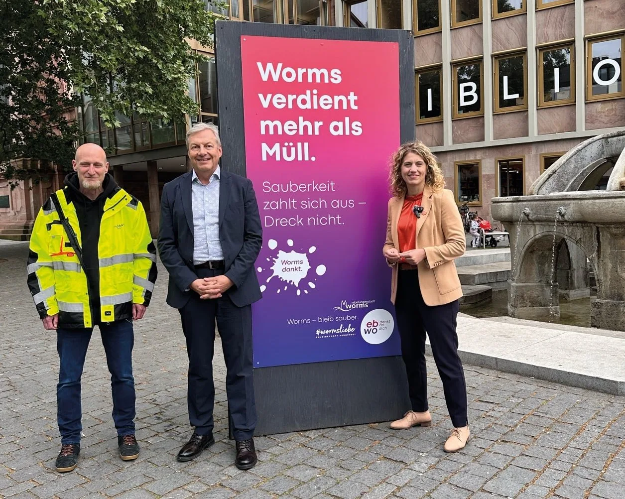 Weniger Müll. Mehr Worms: Stadt startet kreative Anti-Littering-Kampagne