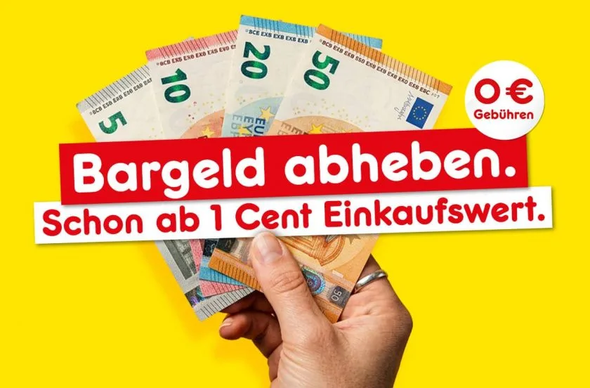 Netto erweitert Bargeld-Service: Abheben bereits ab 1 Cent Einkaufswert möglich