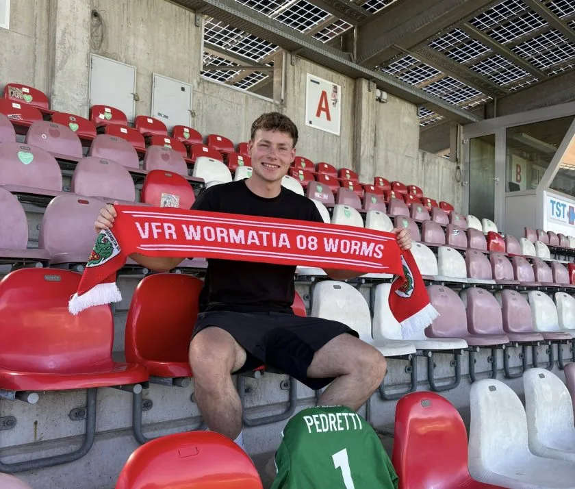 Wormatia holt Publikumsliebling zurück: Luca Pedretti kehrt nach Worms zurück