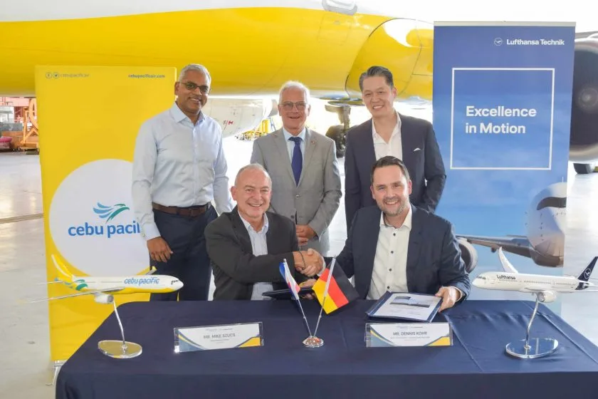 Cebu Pacific und Lufthansa Technik verlängern Zusammenarbeit bei Triebwerkswartung