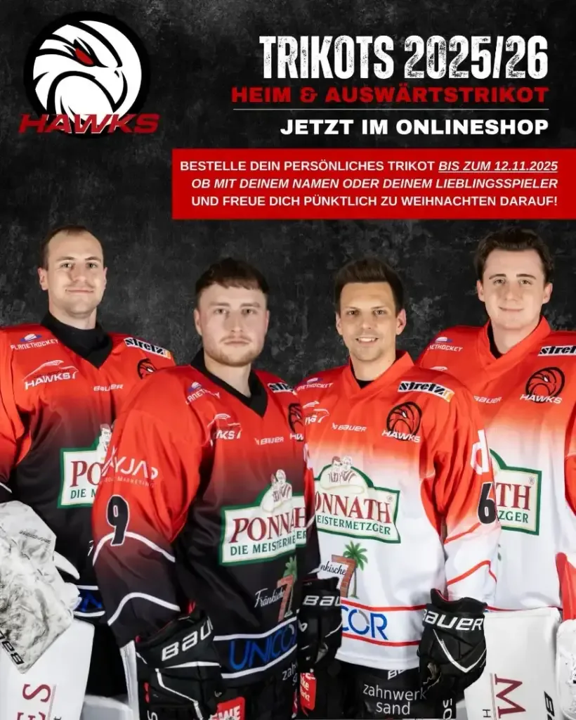 Foto: Die Hawks Trikots 2025/26 sind da!