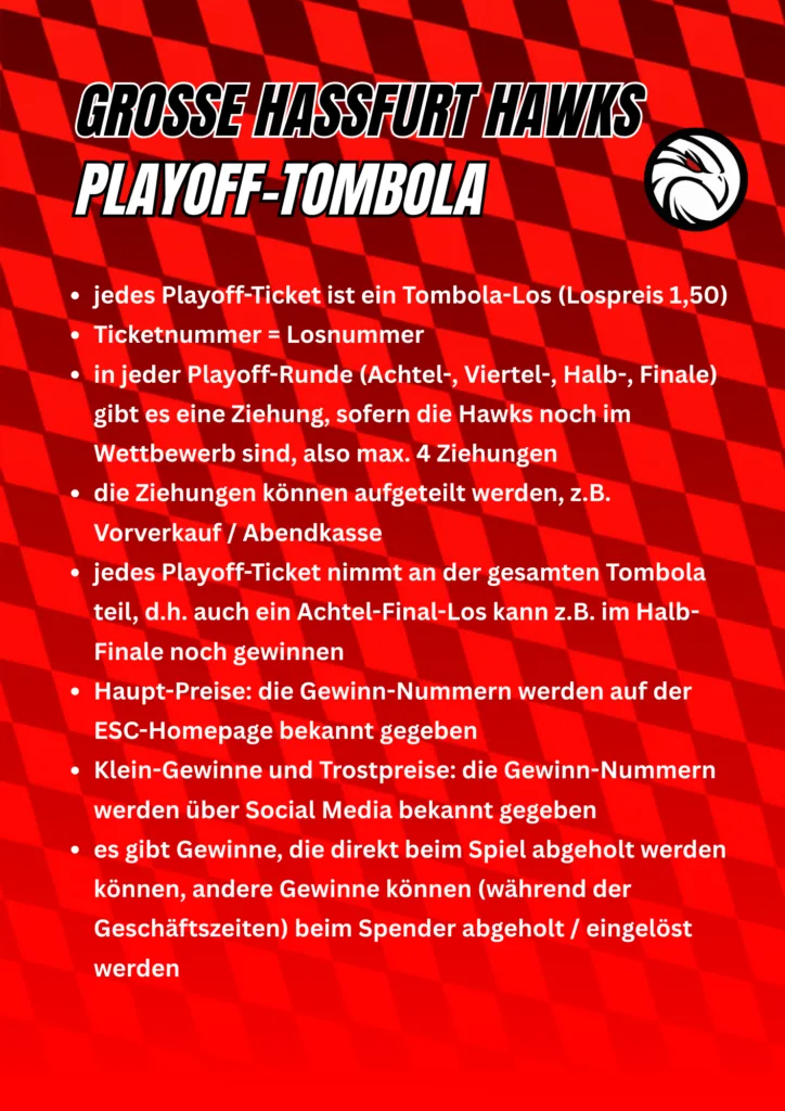 Foto: Playoff-Tombola