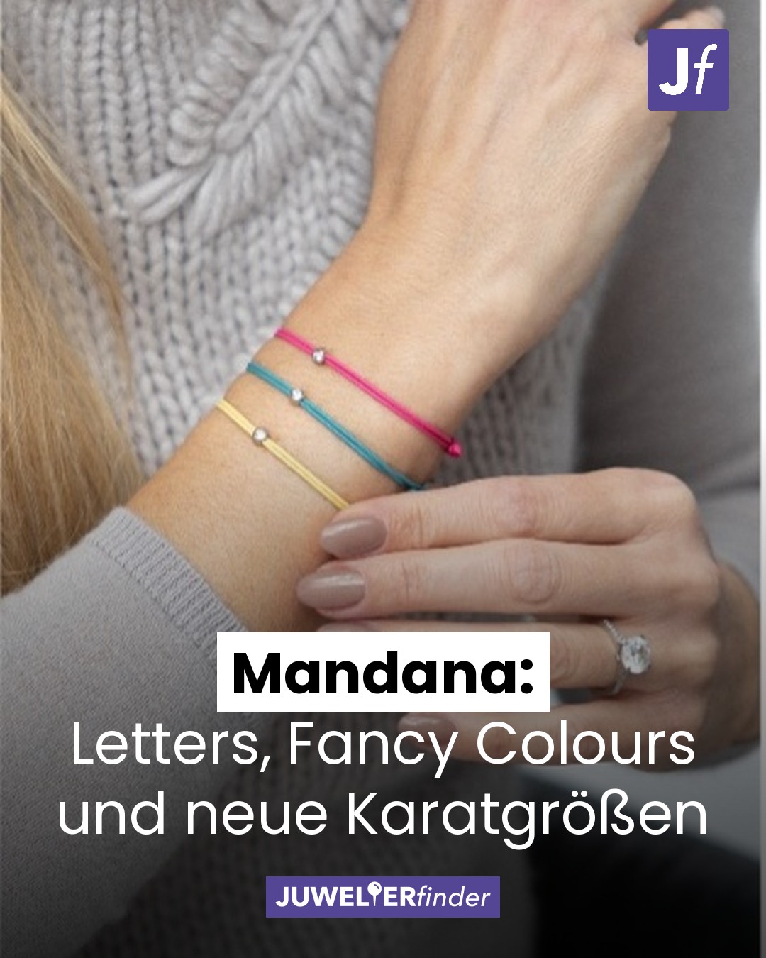Mandana: Letters, Fancy Colours und neue Karatgrößen – LinkedIn-Bild