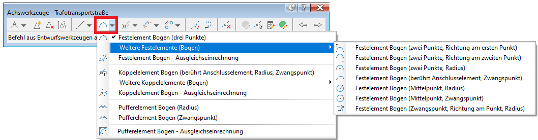 Erweiterung des Bogen-Dropdowns Teil 1