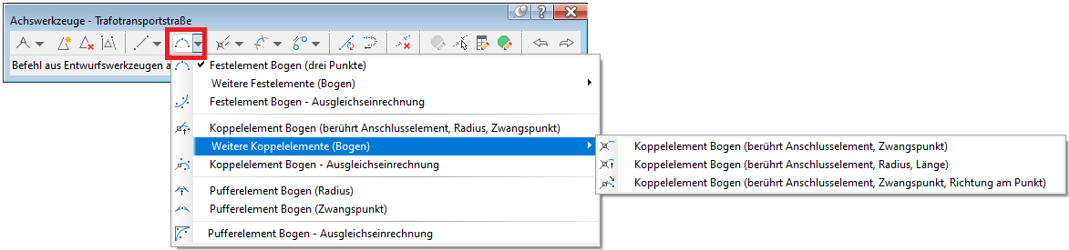 Erweiterung des Bogen-Dropdowns Teil 2