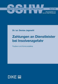Zahlungen an Dienstleister bei Insolvenzgefahr
