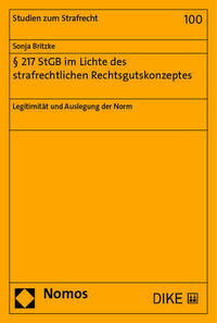 § 217 StGB im Lichte des strafrechtlichen Rechtsgutskonzeptes