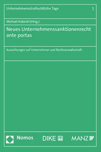 Neues Unternehmenssanktionenrecht ante portas