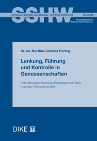 Lenkung, Führung und Kontrolle in Genossenschaften