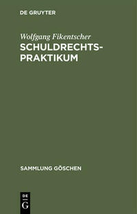Schuldrechtspraktikum