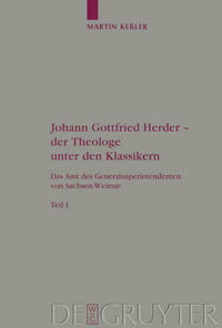 Johann Gottfried Herder - der Theologe unter den Klassikern