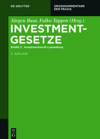 Investmentgesetze / Investmentrecht Luxemburg