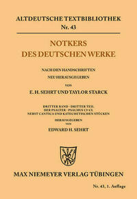 Notkers des Deutschen Werke