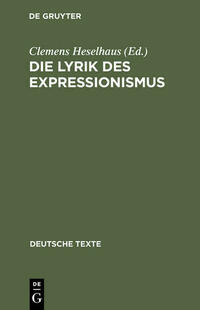 Die Lyrik des Expressionismus