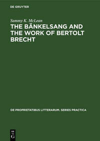 The Bänkelsang and the work of Bertolt Brecht