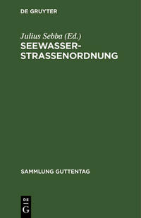 Seewasserstraßenordnung