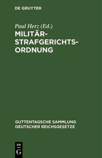 Militärstrafgerichtsordnung