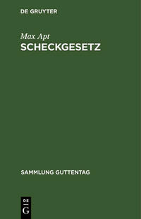 Scheckgesetz