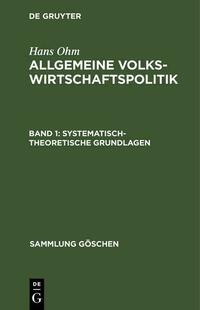 Systematisch-theoretische Grundlagen