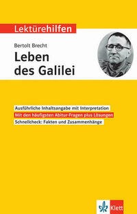 Klett Lektürehilfen Bertolt Brecht, Leben des Galilei
