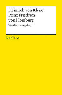 Prinz Friedrich von Homburg. Studienausgabe