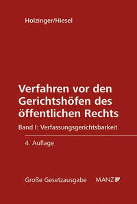 Verfahren vor den Gerichtshöfen des öffentlichen Rechts - Verfassungsgerichtsbarkeit