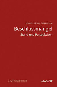 Beschlussmängel Stand und Perspektiven