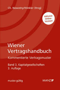 Wiener Vertragshandbuch Kapitalgesellschaften