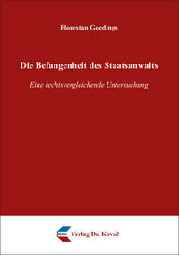Die Befangenheit des Staatsanwalts