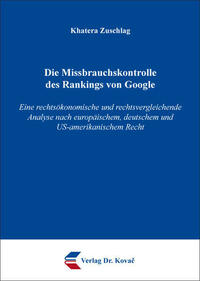 Die Missbrauchskontrolle des Rankings von Google