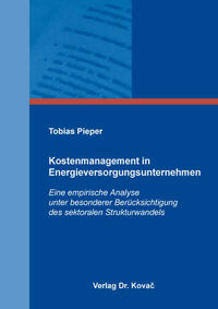 Kostenmanagement in Energieversorgungsunternehmen