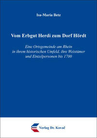 Vom Erbgut Herdi zum Dorf Hördt
