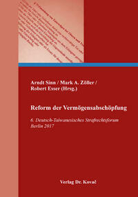 Reform der Vermögensabschöpfung