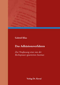 Das Adhäsionsverfahren