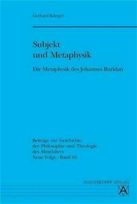 Die Metaphysik des Johannes Buridan