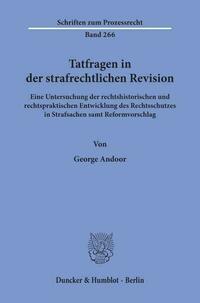 Tatfragen in der strafrechtlichen Revision.