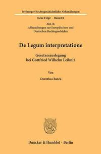 De Legum interpretatione.