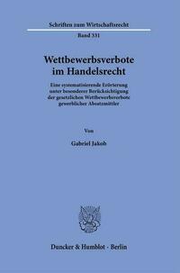 Wettbewerbsverbote im Handelsrecht.