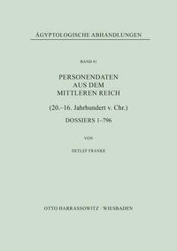 Personendaten aus dem Mittleren Reich (20.-16. Jahrhundert v. Chr.)