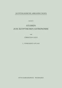 Studien zur ägyptischen Astronomie