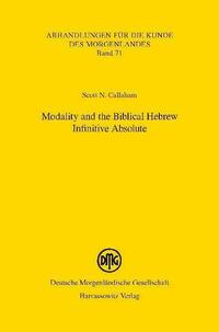 Modality and the Biblical Hebrew Infinitive Absolute